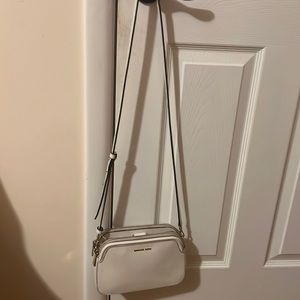 white michael kors purse